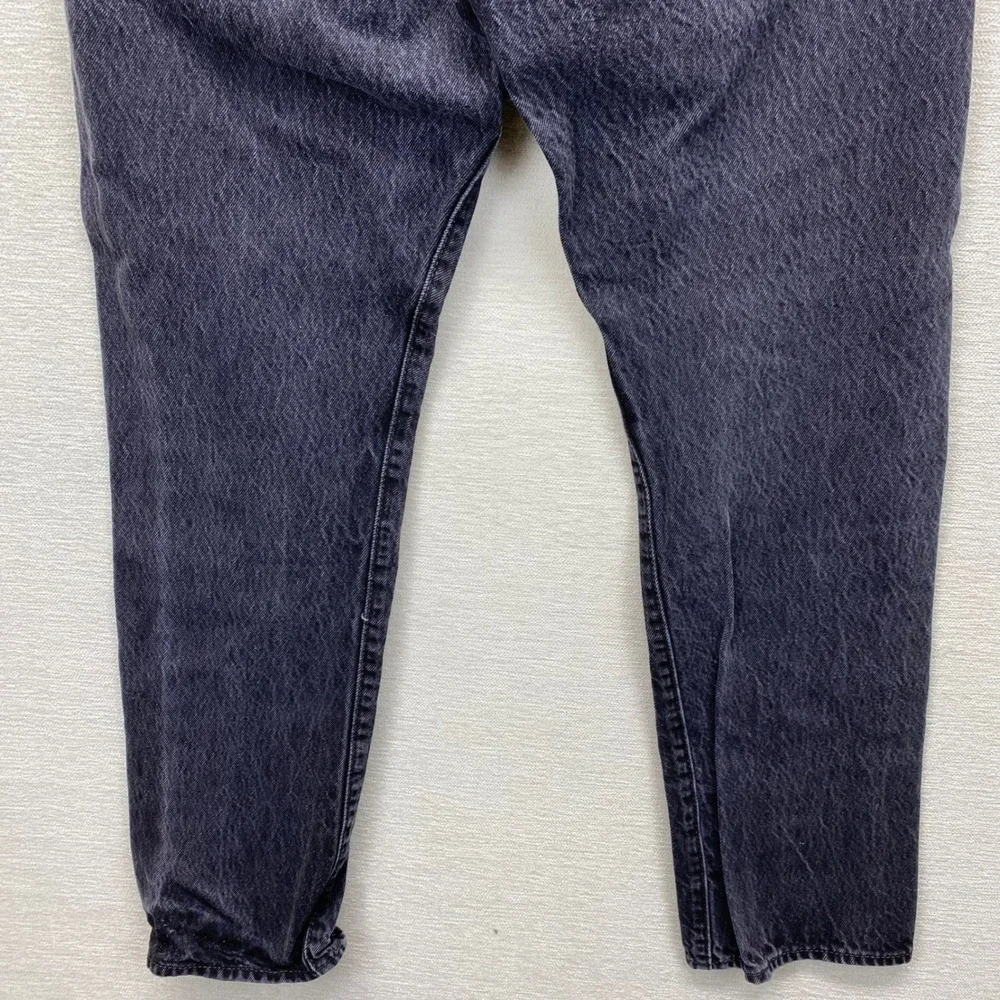 Levi's 501 Original Jeans Men 32x32 (32x30)  Black Straight Leg Button Fly Denim